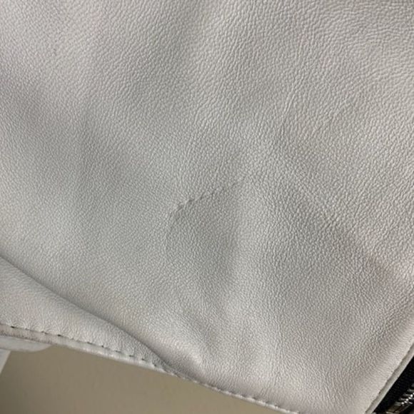 Vintage 1980s super cropped classic motorcycle jacket. 80's retro real leather - Picture 9 of 11